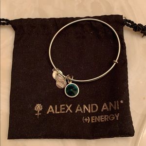 Alex and ani emerald bracelet